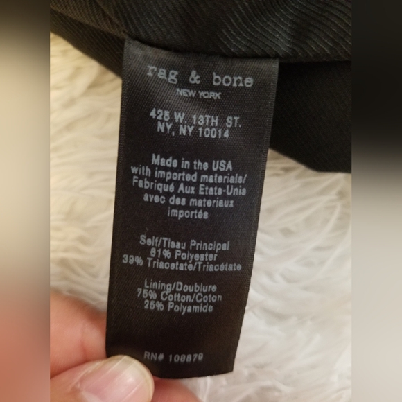 Rag & Bone Center Back Slit Sleeveless Sheath Dress Size XS - Picture 9 of 11